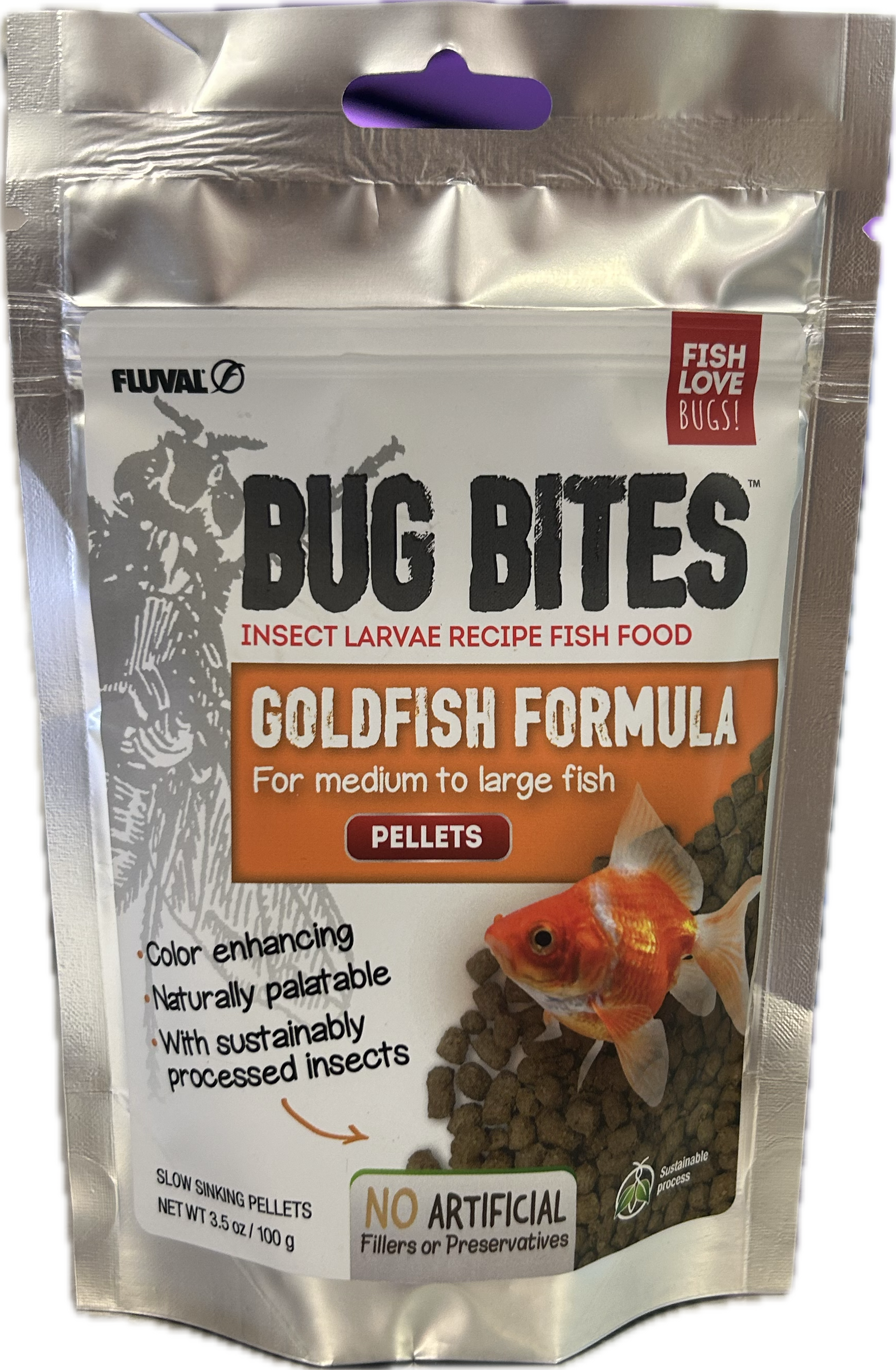 Fluval Bug Bites Goldfish Formula