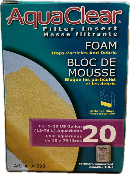 AquaClear Foam 1 Pack