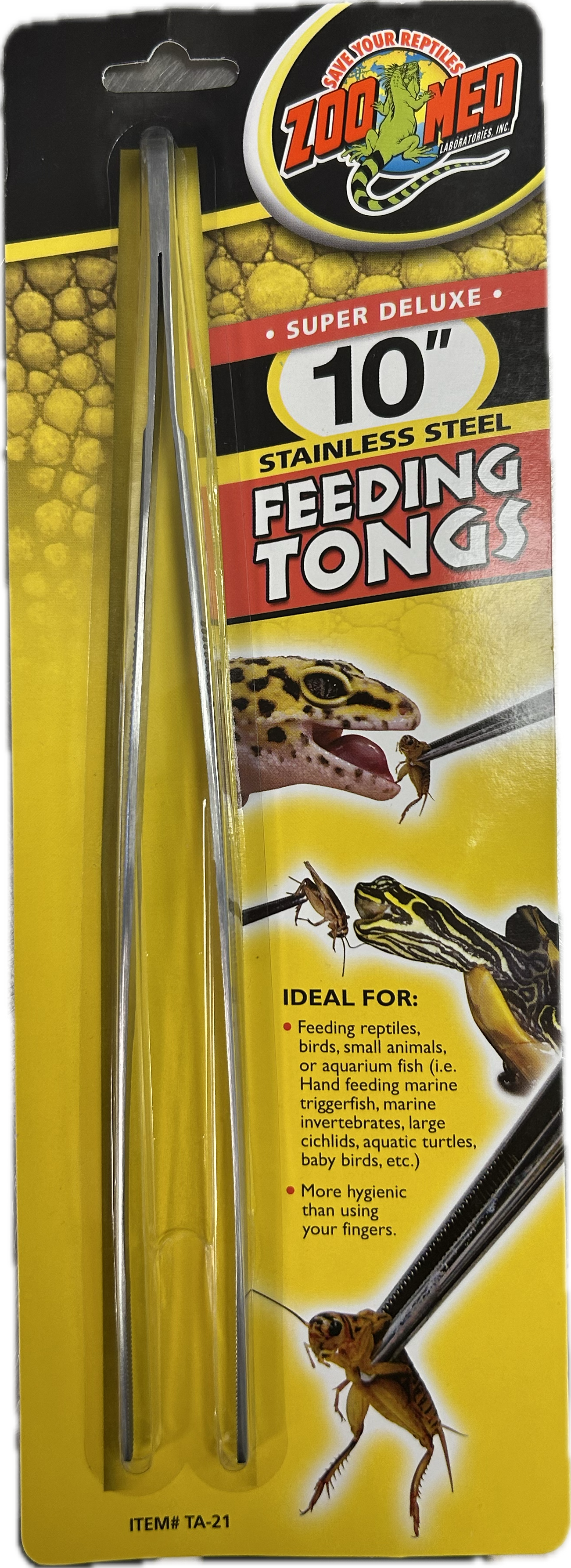 Zoo Med Super Deluxe Stainless Steel Feeding Tongs