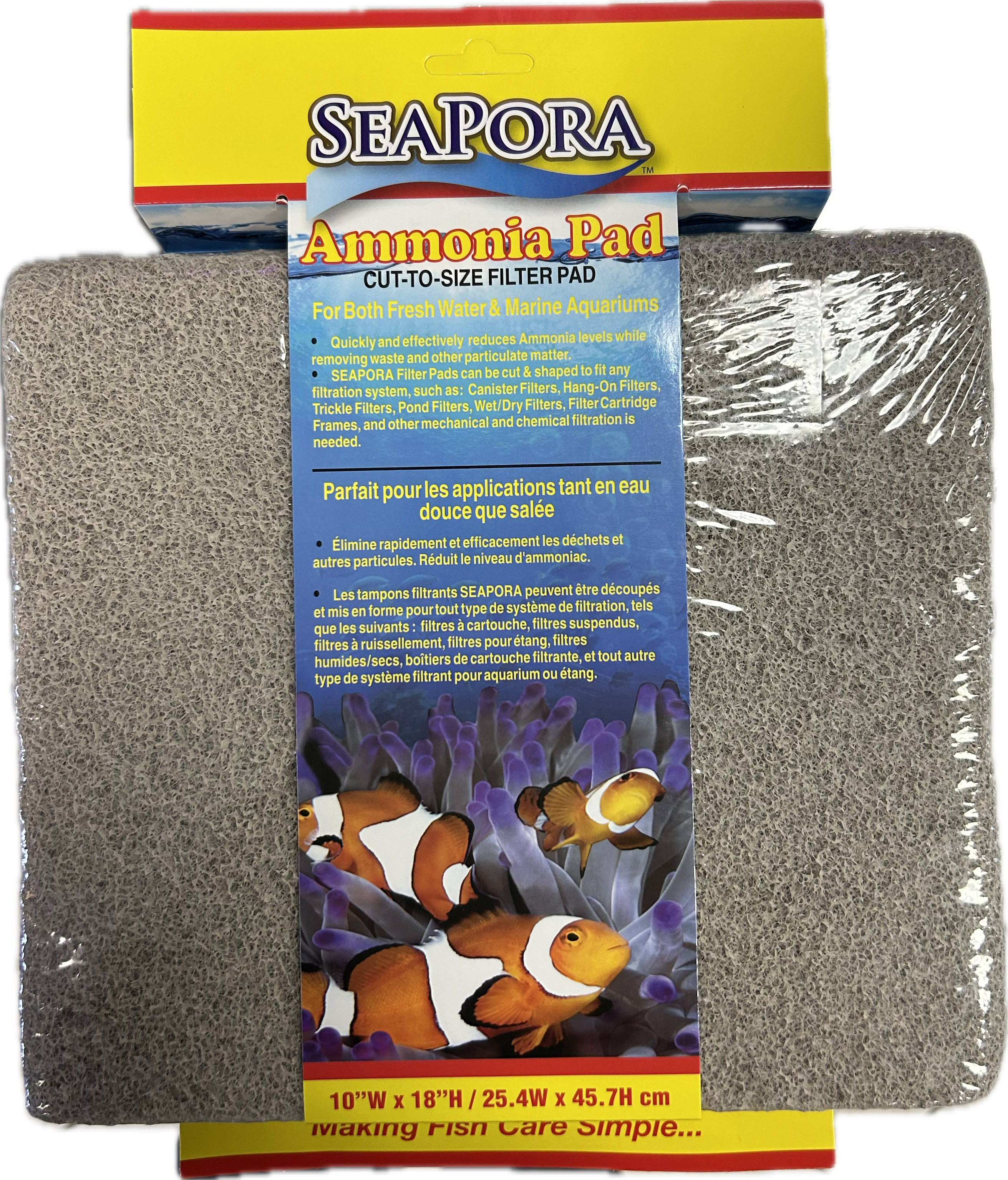 Seapora Ammonia Pad 18&quot;x10&quot;