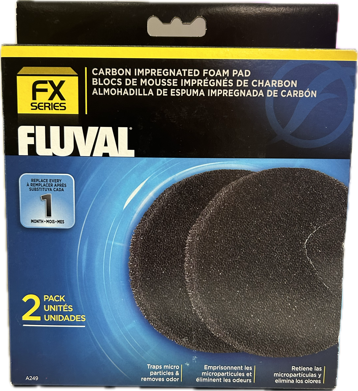 Fluval Carbon Foam Pads - 2 pack